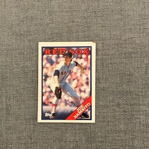 1988 Topps Boston Red Sox Baseball Card Trading Card
